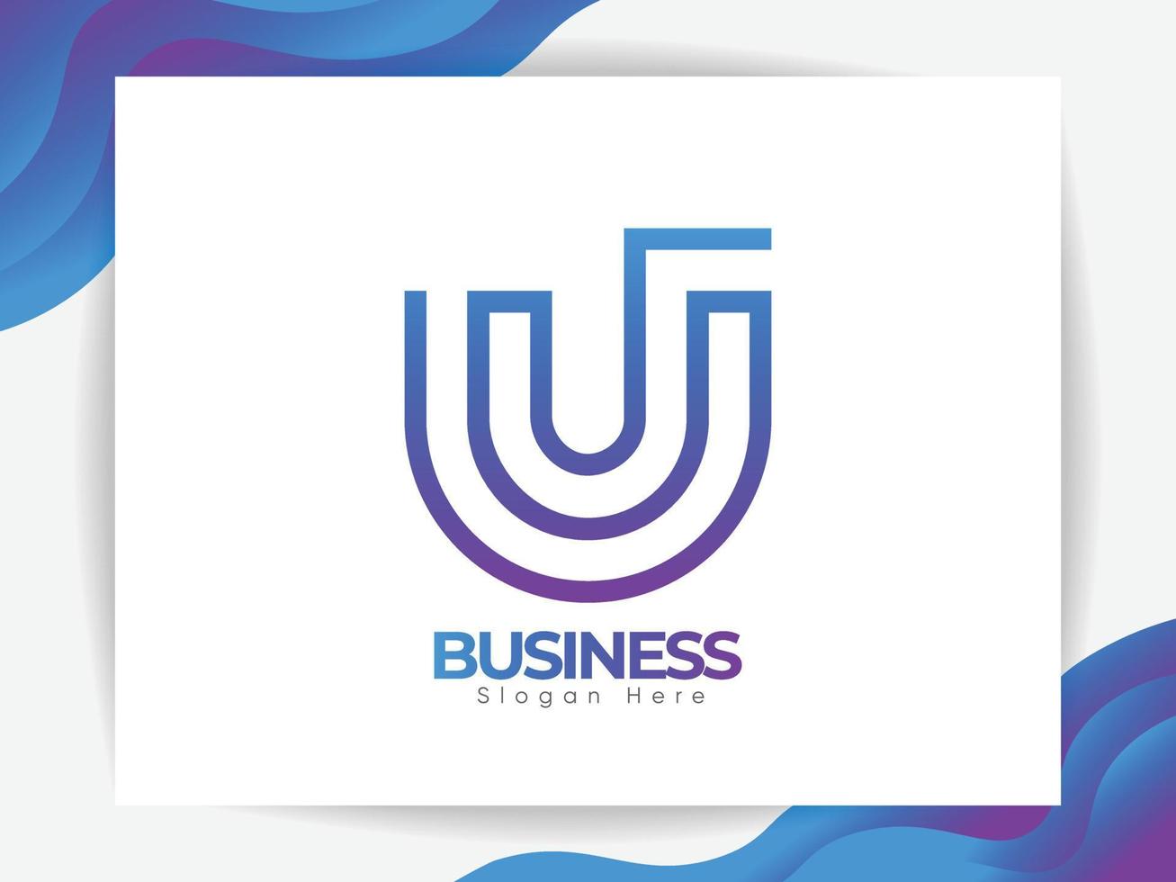 Best Digital Business Modern Letter U And J Letter Logo Template Design, Premium Hi-Quality Modern Letter Template.  Creative Concept With Creative Modern Presentation, Letter U Combination J Logo. vector