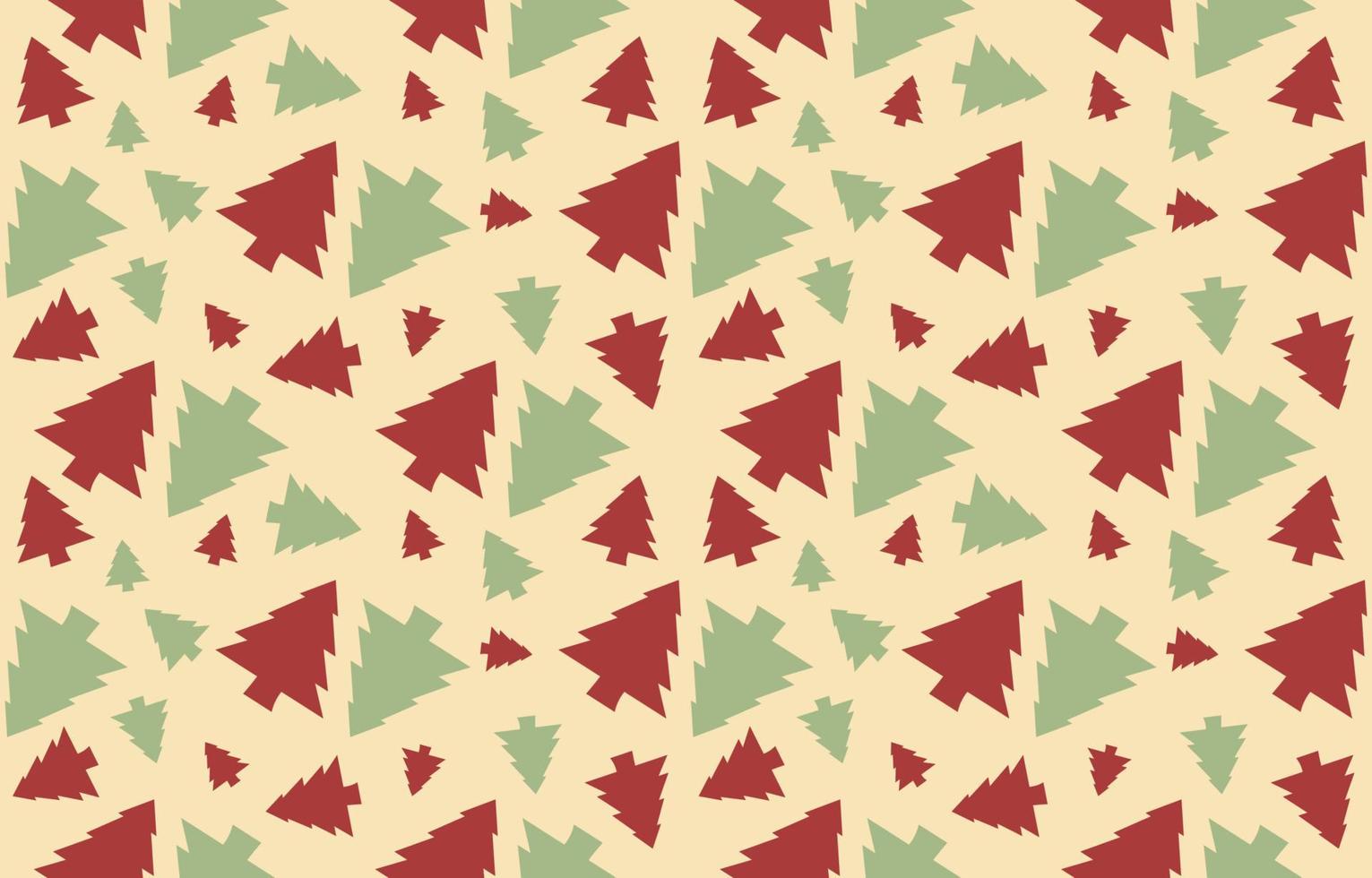 fondo transparente de árbol de navidad rojo y verde sólido. papel de regalo patrón. para el vector de ilustración de fiesta de año nuevo de invierno.