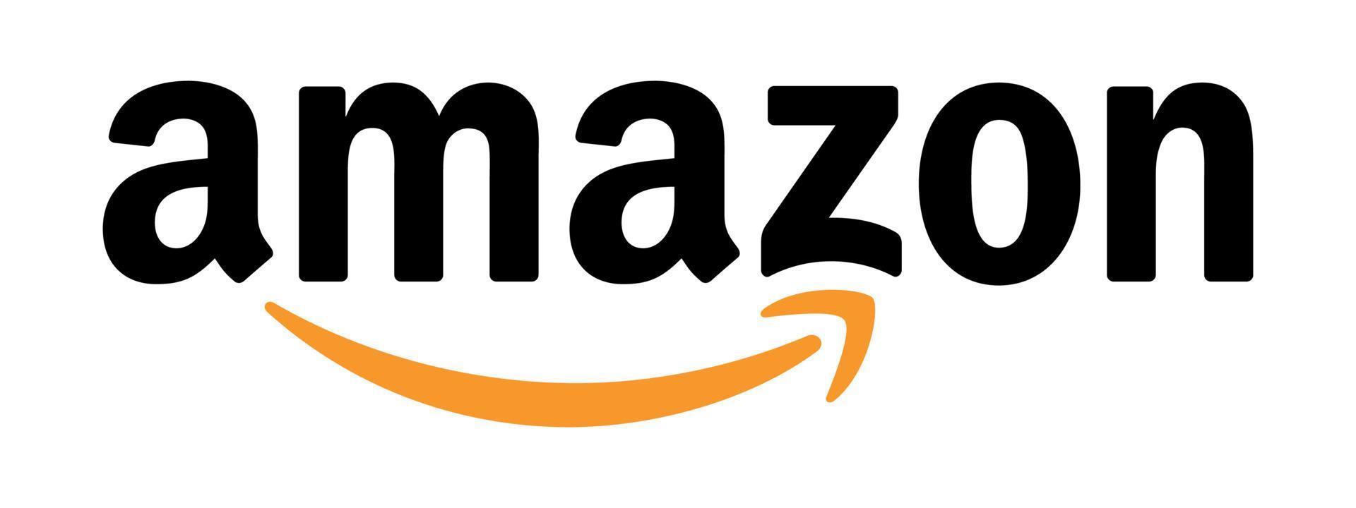 Amazon logo on transparent background vector