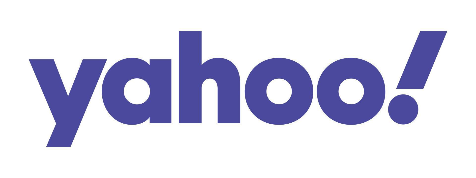 logotipo de yahoo sobre fondo transparente vector