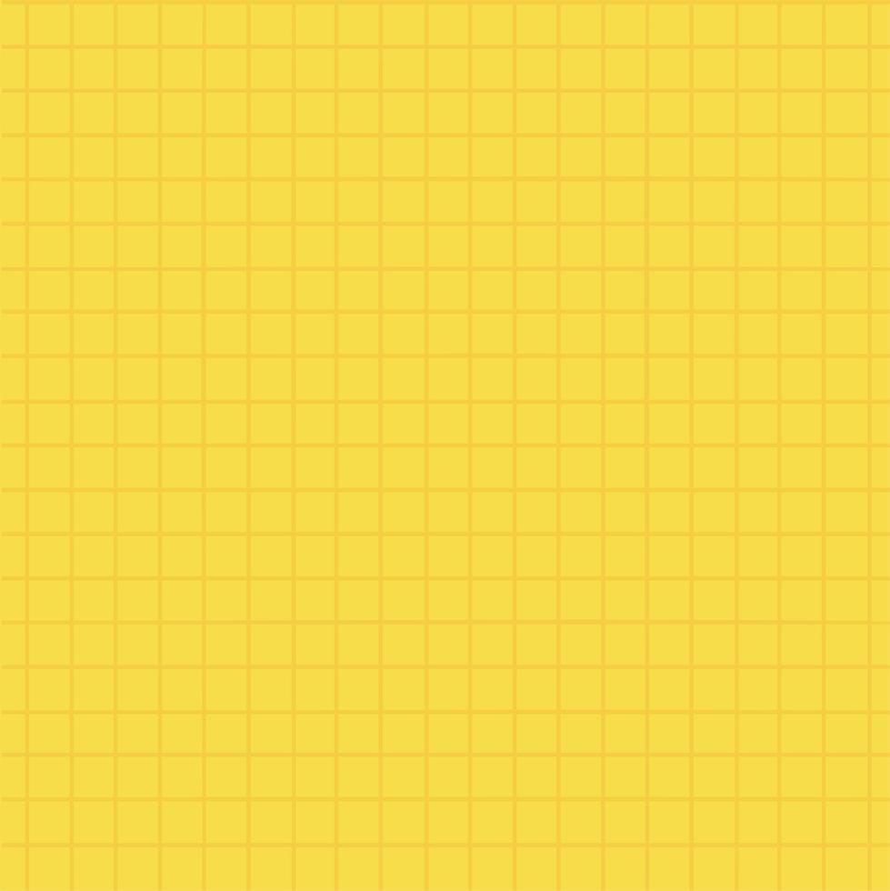 Yellow Check Pattern. Picnic pattern in monocolor checks. vector