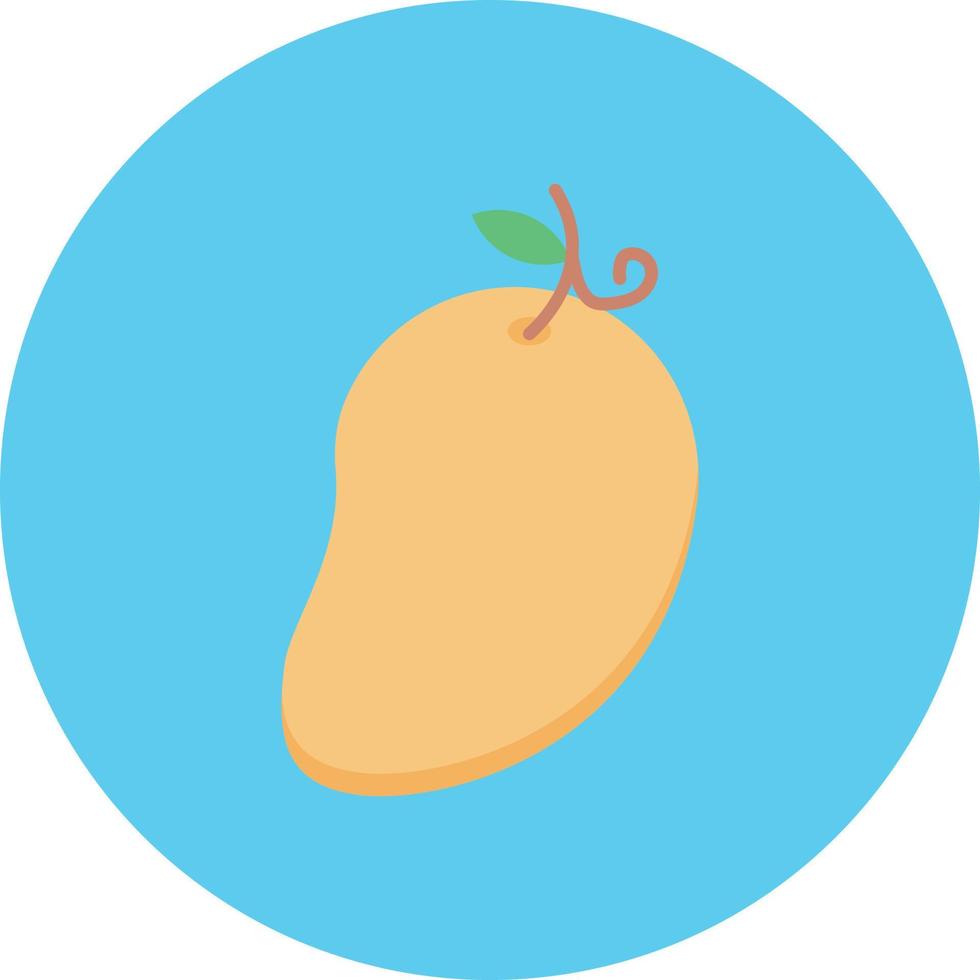 ilustración vectorial de mango en un fondo. símbolos de calidad premium. iconos vectoriales para concepto y diseño gráfico. vector