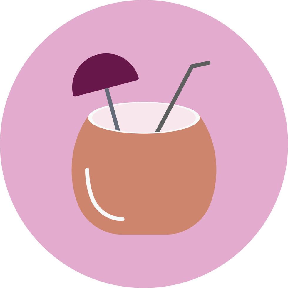 coconut drink vector illustration on a background.Premium quality symbols.vector icons for concept and graphic design.