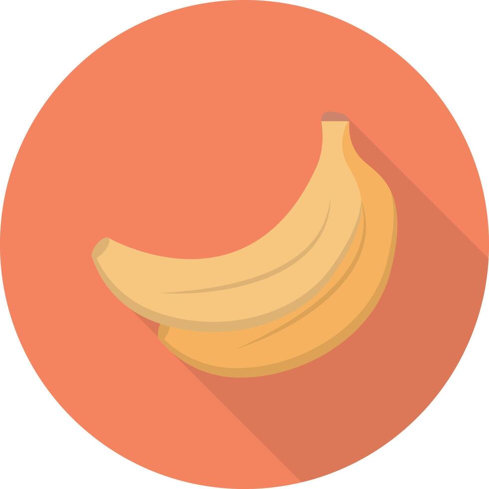 ilustración vectorial de plátano en un fondo. símbolos de calidad premium. iconos vectoriales para concepto y diseño gráfico. vector