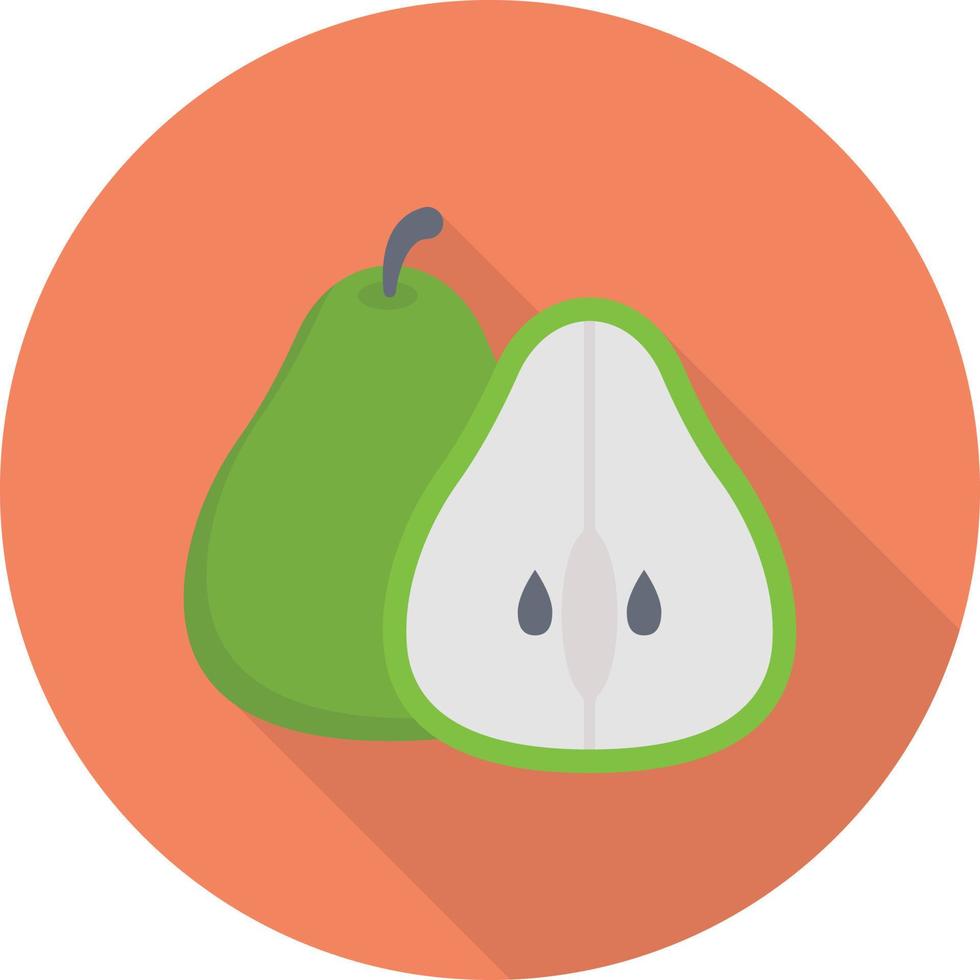 pear vector illustration on a background.Premium quality symbols.vector icons for concept and graphic design.