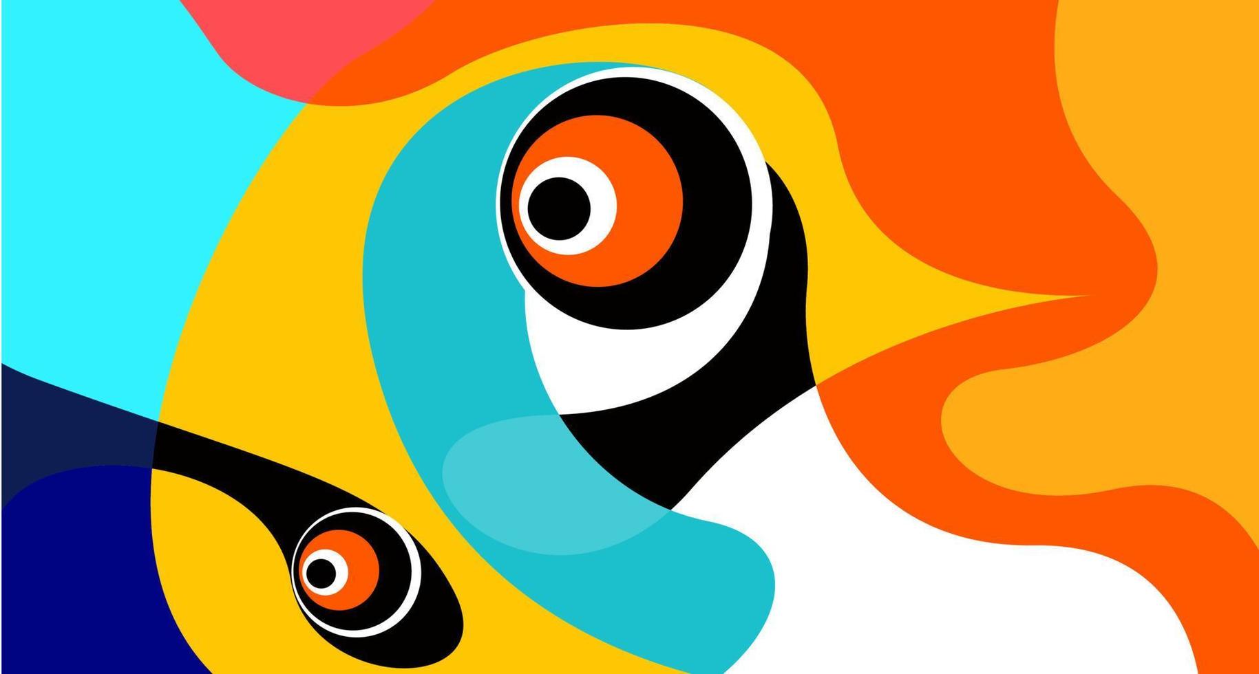 Vector colorful fluid and liquid abstract background for banner
