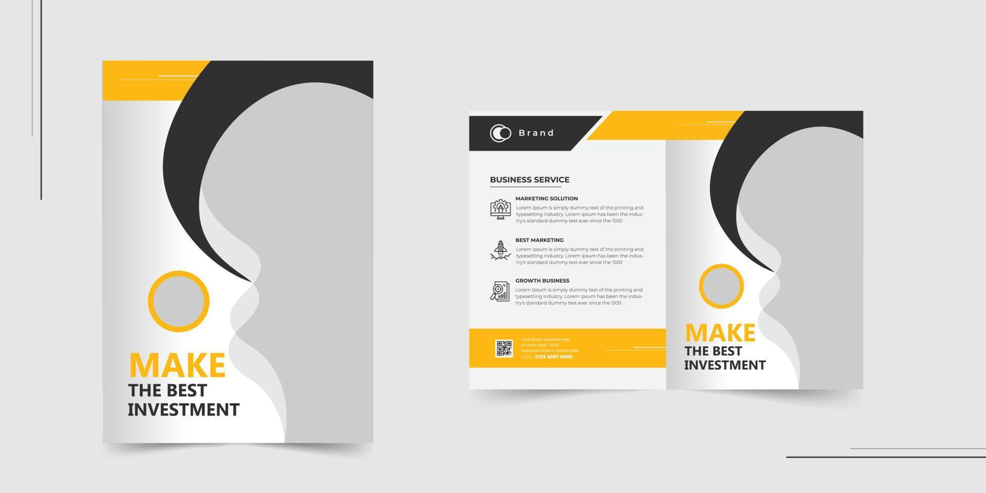 Business Brochure Design Cover Design vector