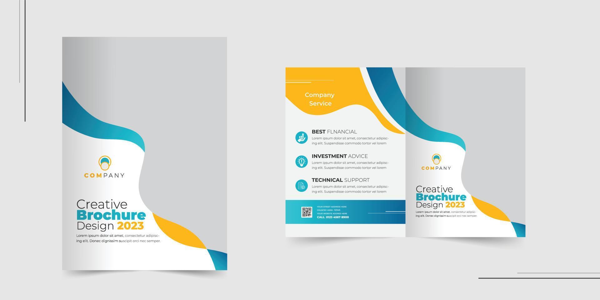 Business Brochure Design Cover Design vector