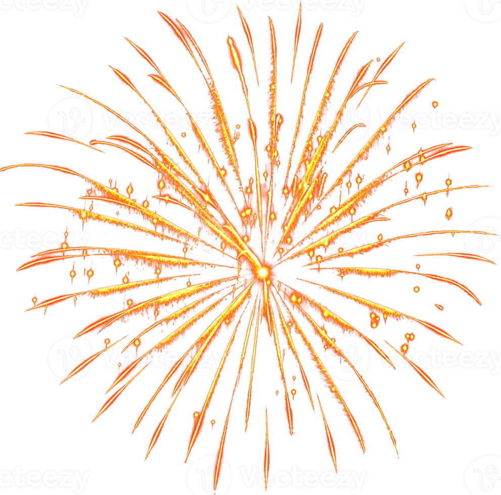 Amazing Beautiful firework isolated for celebration anniversary merry christmas eve and happy new year png