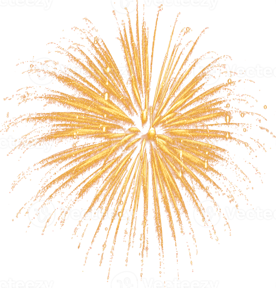 Amazing Beautiful firework isolated for celebration anniversary merry christmas eve and happy new year png