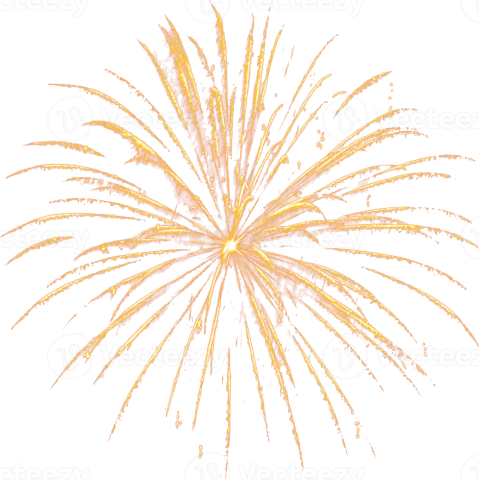 Amazing Beautiful firework isolated for celebration anniversary merry christmas eve and happy new year png