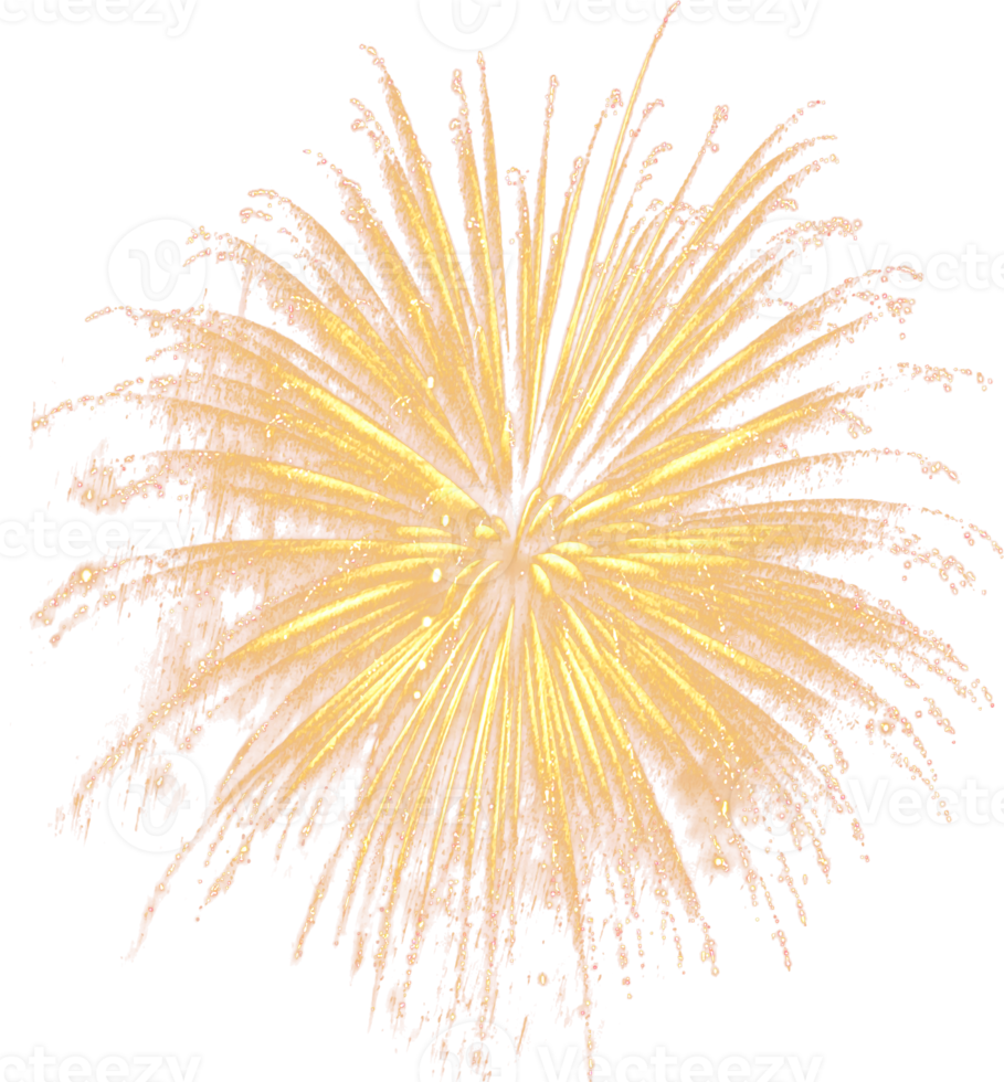 Amazing Beautiful firework isolated for celebration anniversary merry christmas eve and happy new year png