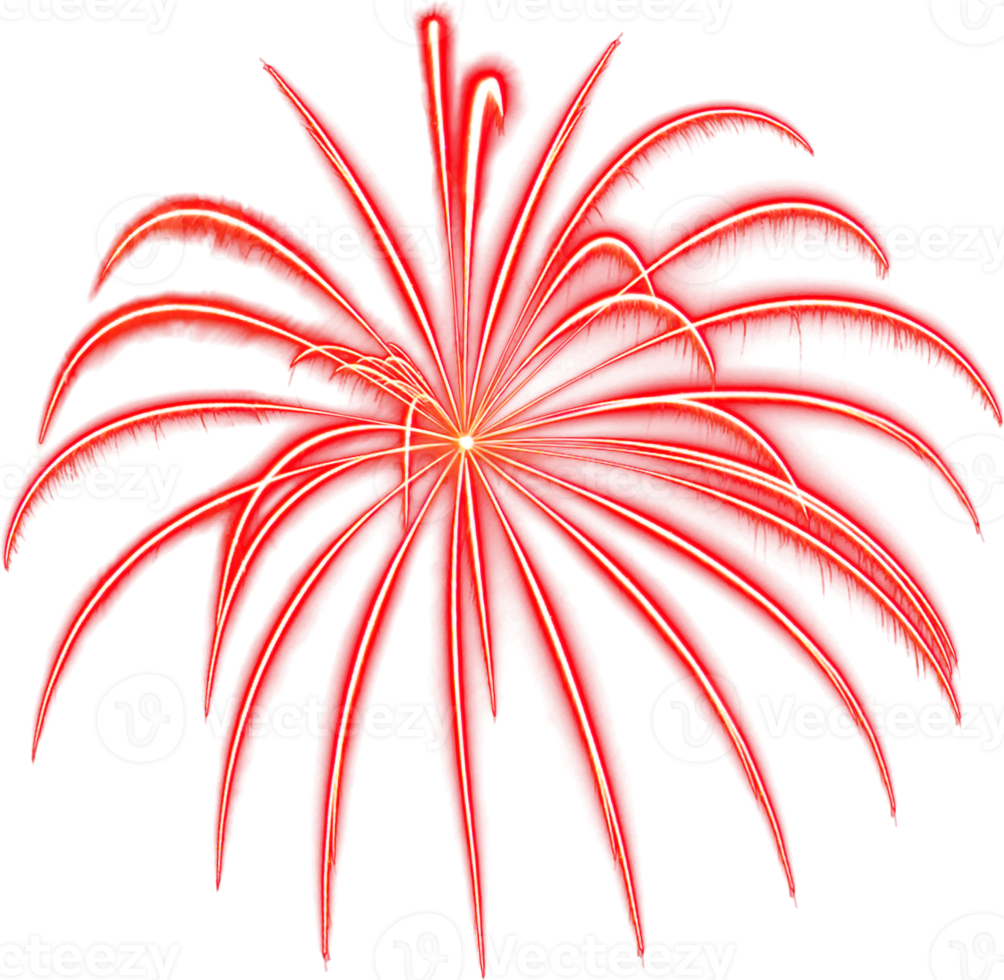 Amazing Beautiful firework isolated for celebration anniversary merry christmas eve and happy new year png