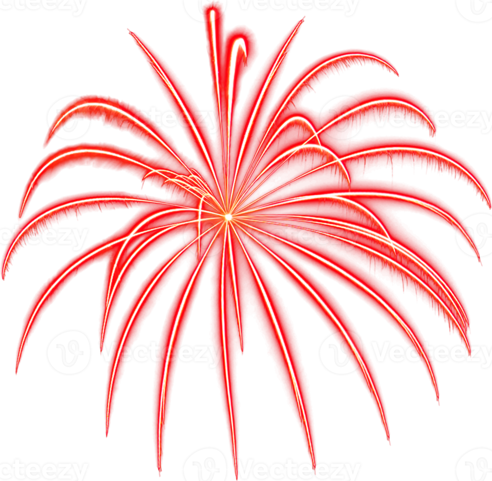 verbazingwekkend mooi vuurwerk geïsoleerd voor viering verjaardag vrolijk Kerstmis vooravond en gelukkig nieuw jaar png