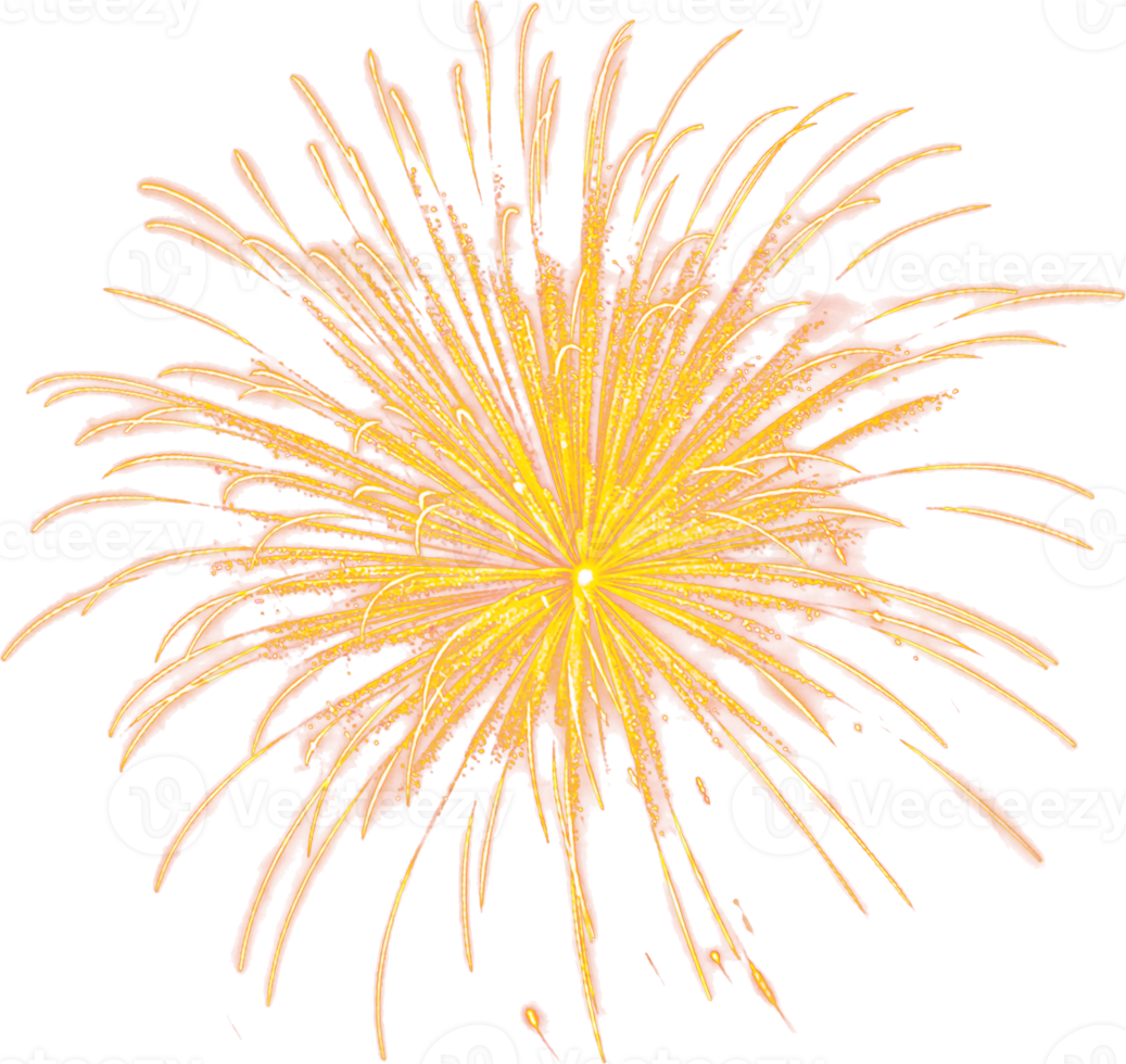 Amazing Beautiful firework isolated for celebration anniversary merry christmas eve and happy new year png