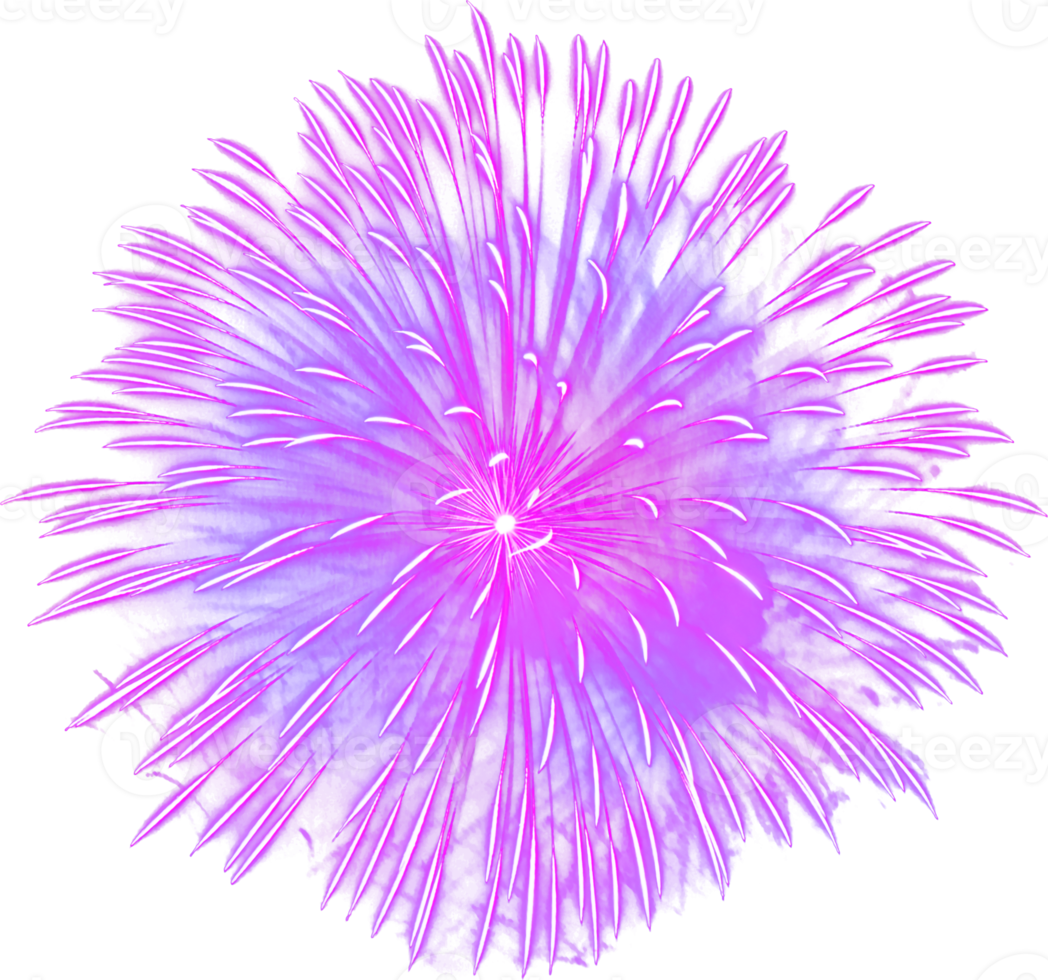 Amazing Beautiful firework isolated for celebration anniversary merry christmas eve and happy new year png