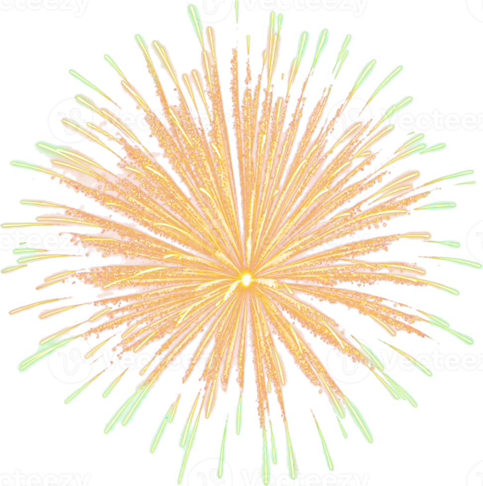 Amazing Beautiful firework isolated for celebration anniversary merry christmas eve and happy new year png