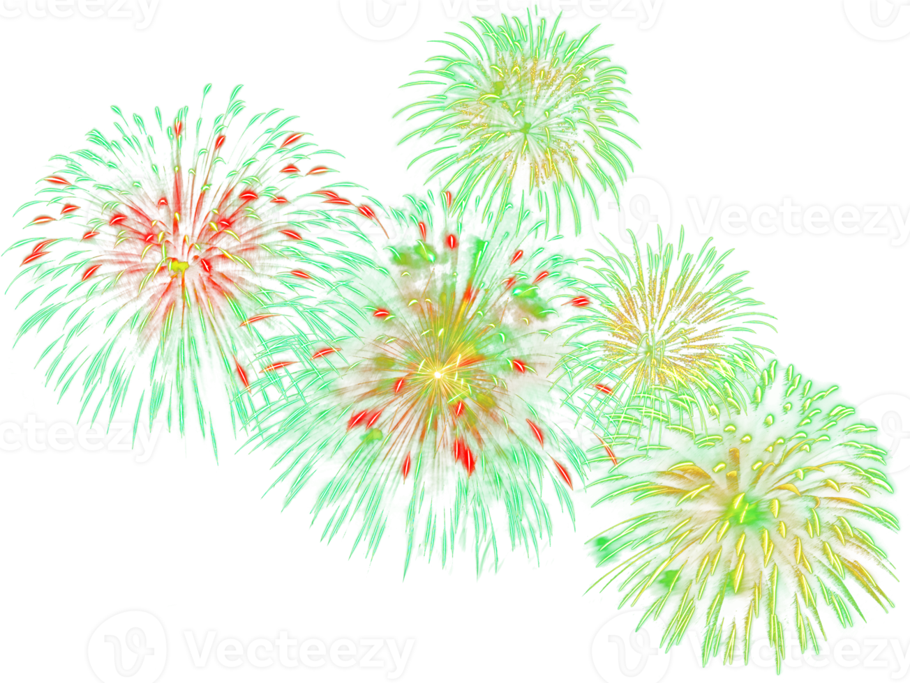 sorprendente bellissimo fuoco d'artificio isolato per celebrazione anniversario allegro Natale vigilia e contento nuovo anno png