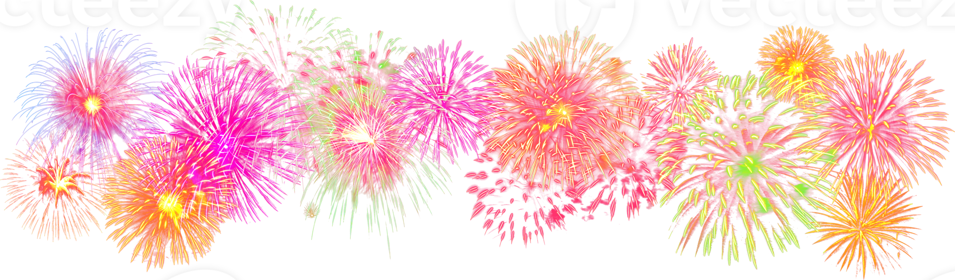 Amazing Beautiful firework isolated for celebration anniversary merry christmas eve and happy new year png