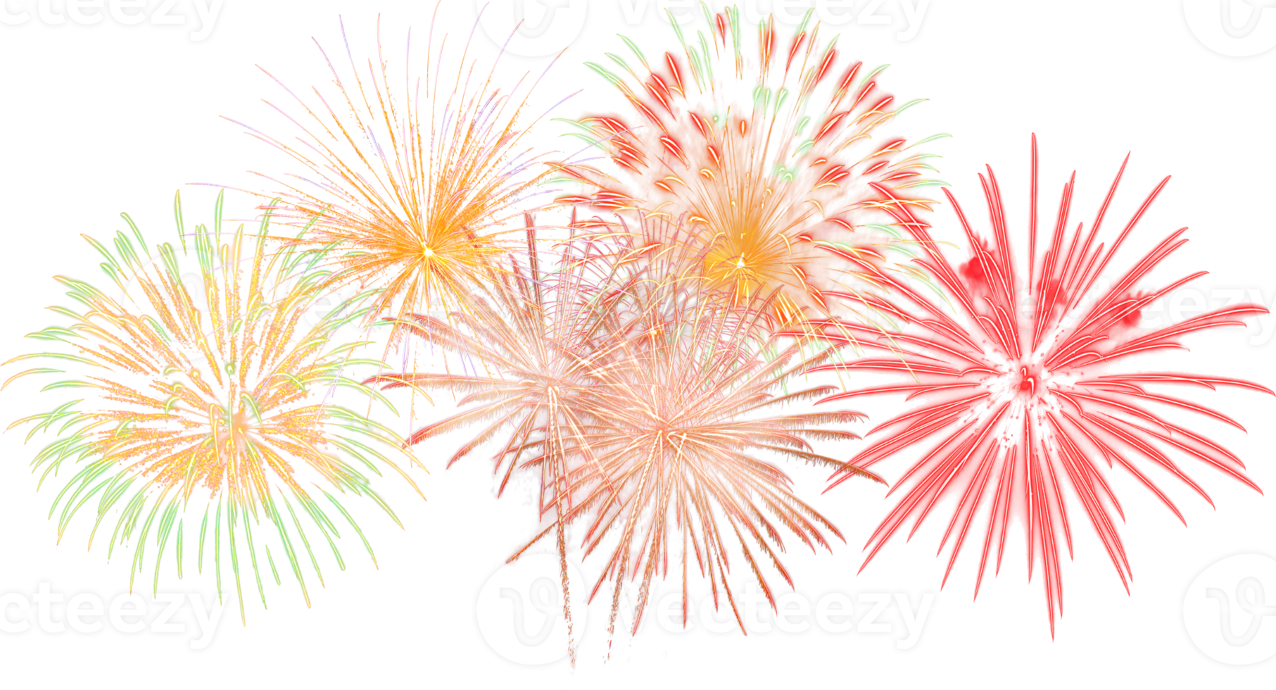 Amazing Beautiful firework isolated for celebration anniversary merry christmas eve and happy new year png