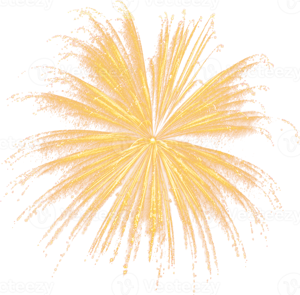 Amazing Beautiful firework isolated for celebration anniversary merry christmas eve and happy new year png