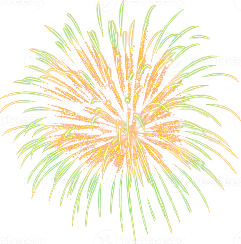 Amazing Beautiful firework isolated for celebration anniversary merry christmas eve and happy new year png