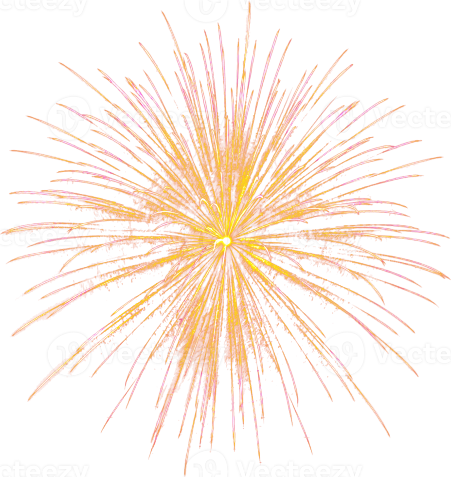 sorprendente bellissimo fuoco d'artificio isolato per celebrazione anniversario allegro Natale vigilia e contento nuovo anno png