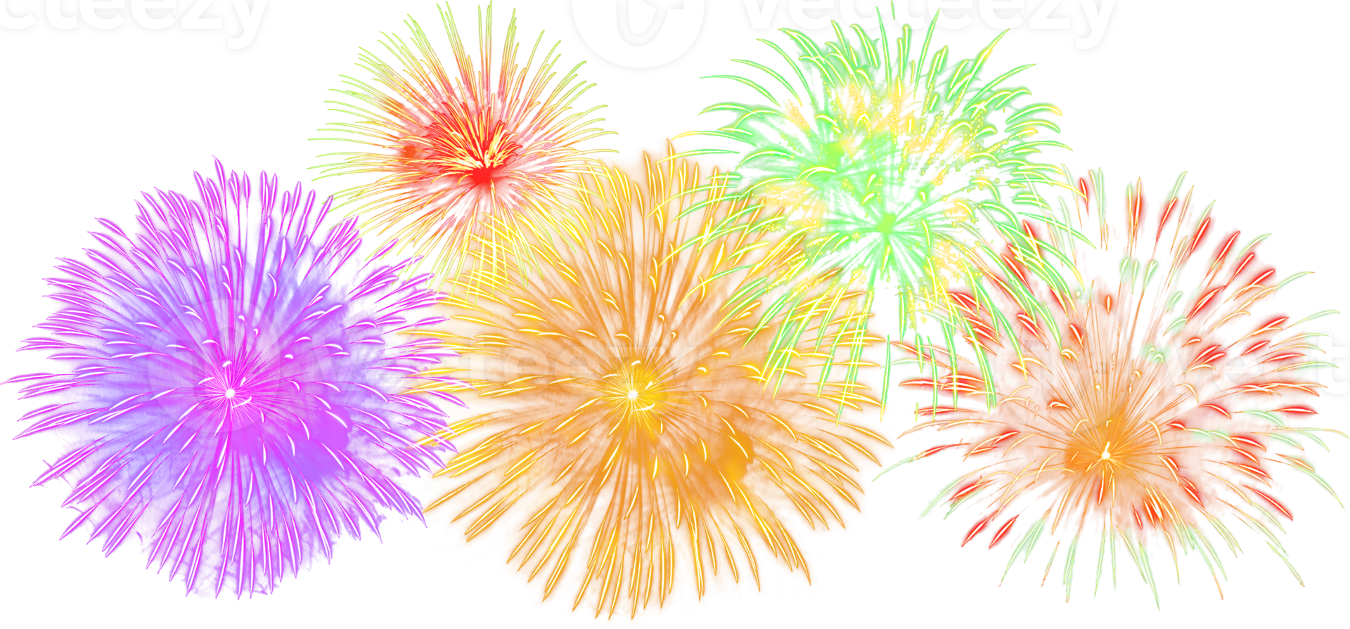 Amazing Beautiful firework isolated for celebration anniversary merry christmas eve and happy new year png