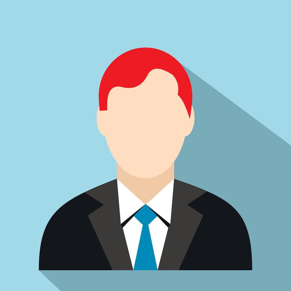 Businessman avatar icon vector