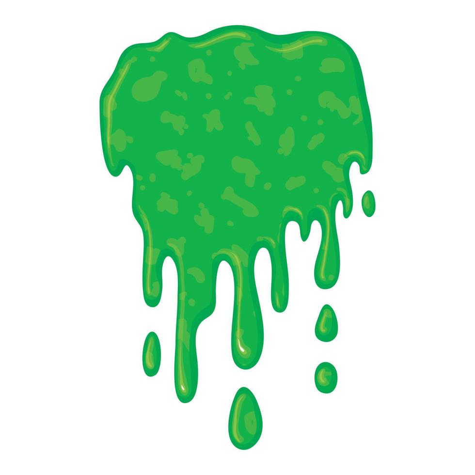 New green slime symbol vector