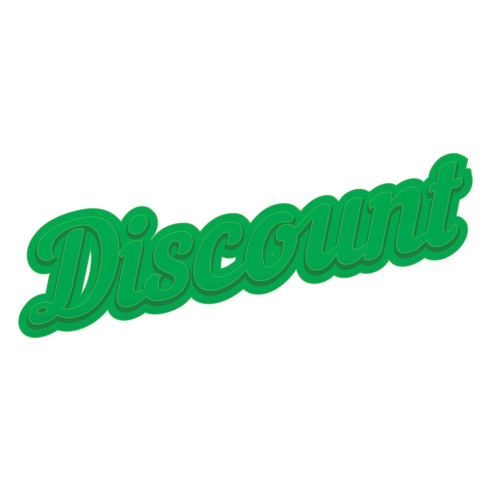 Discount comics icon vector