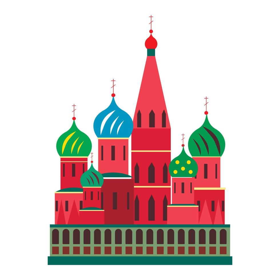 Saint Basil cathedral vector