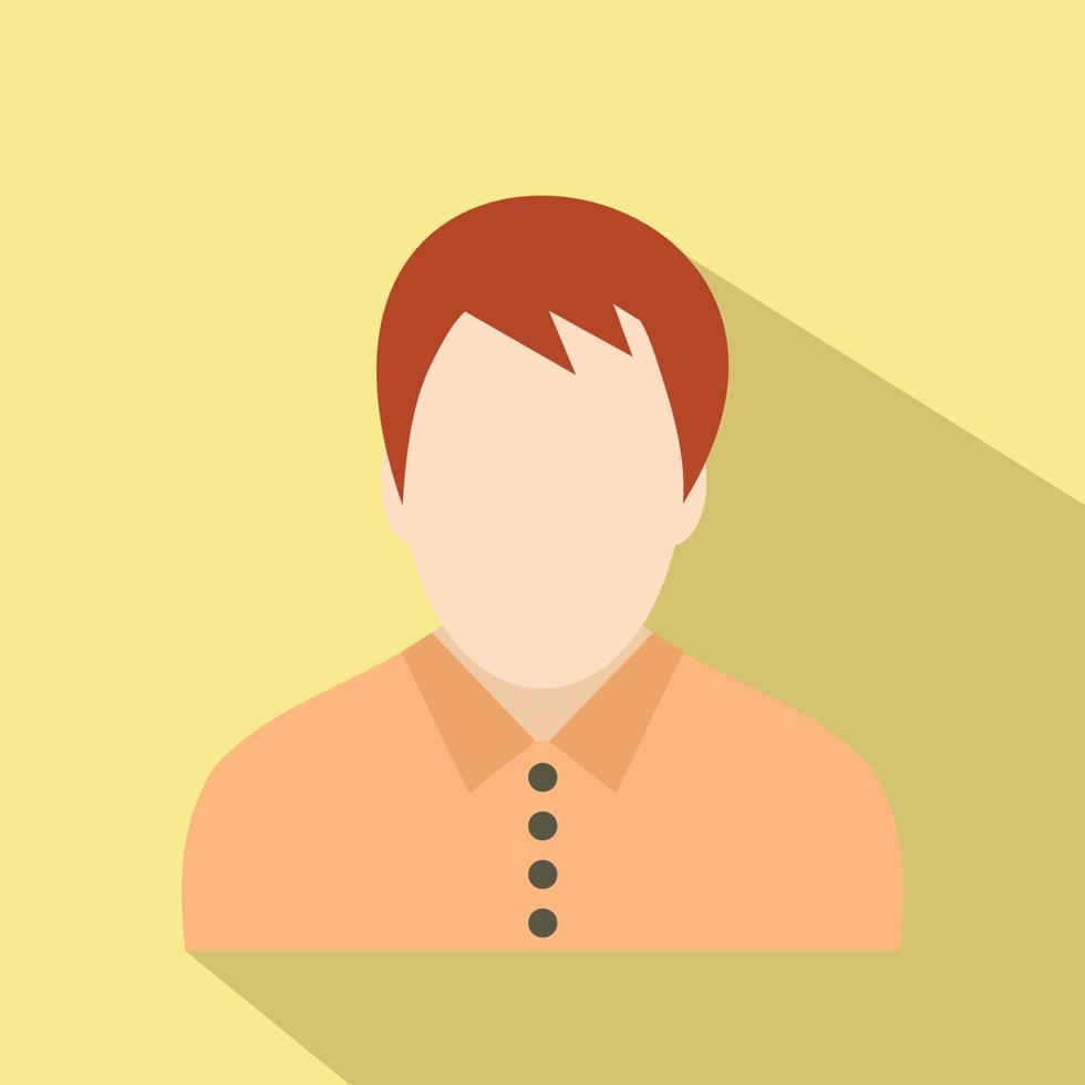 Teenager avatar icon vector