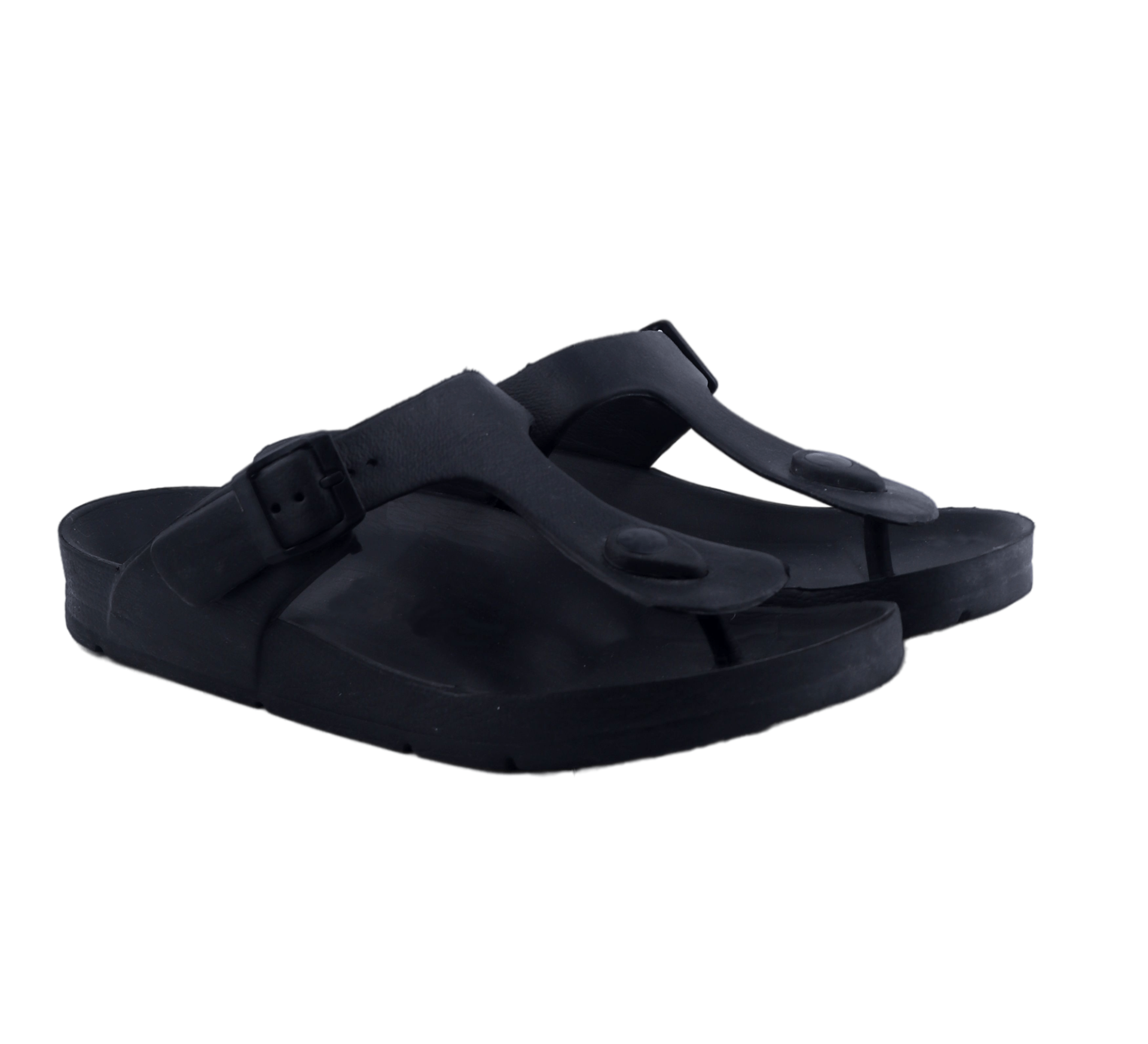 Free classic black sandals 14020747 PNG with Transparent Background