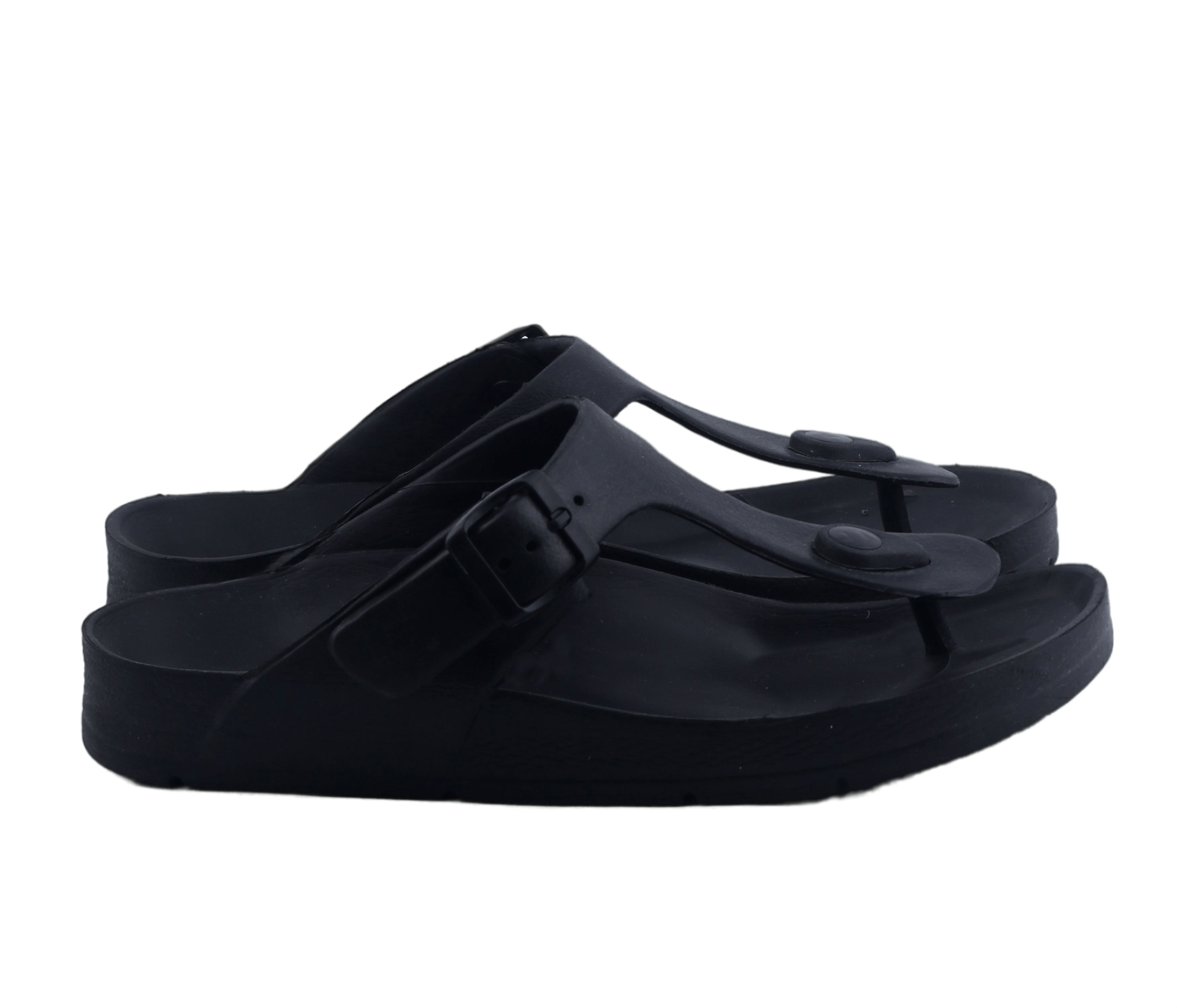 classic black sandals 14020751 PNG