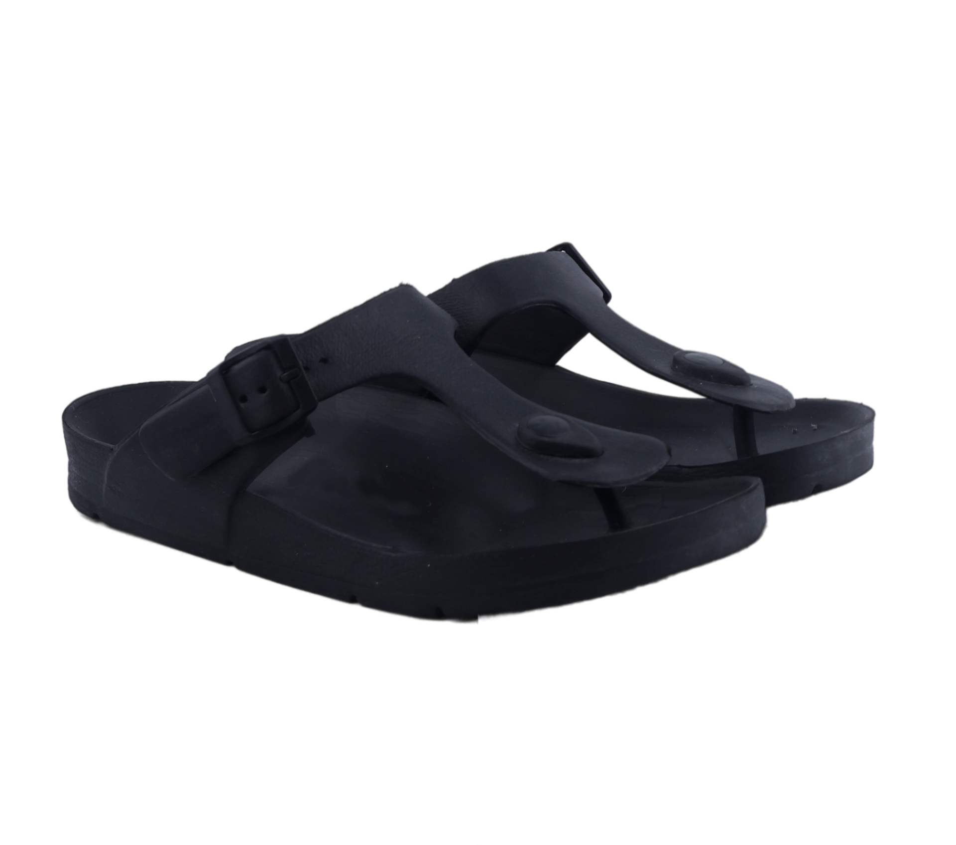 classic black sandals 14020753 PNG