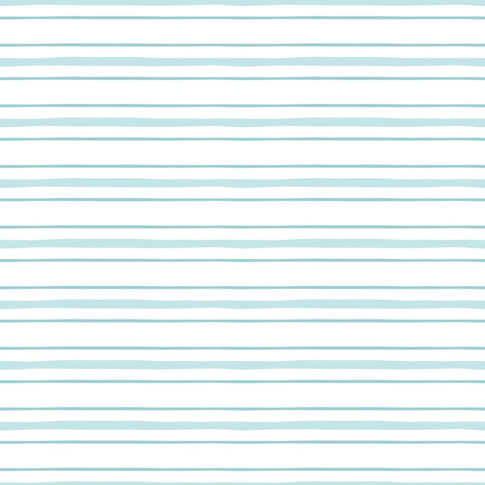 Seamless pattern with light blue stripes Pastel blue lines baby boy geometric horizontal pattern Man design template. Cute baby shower blue color background. Childish textile Vector illustration.