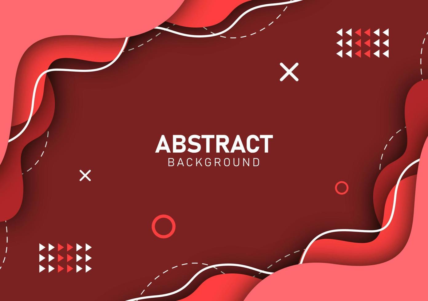 Colorful liquid and geometric background with fluid gradient shapes vector