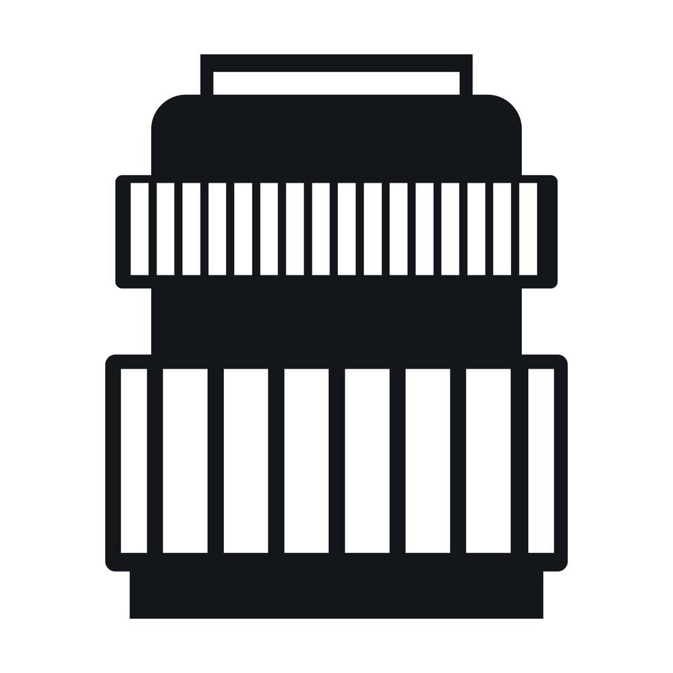 Camera lens icon vector