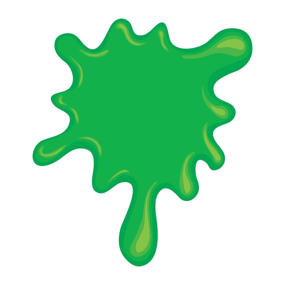 Green slime symbol vector