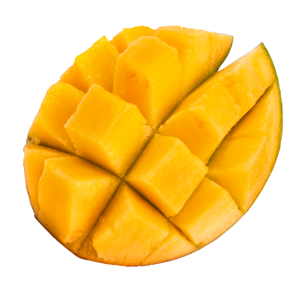 mango cut in half png