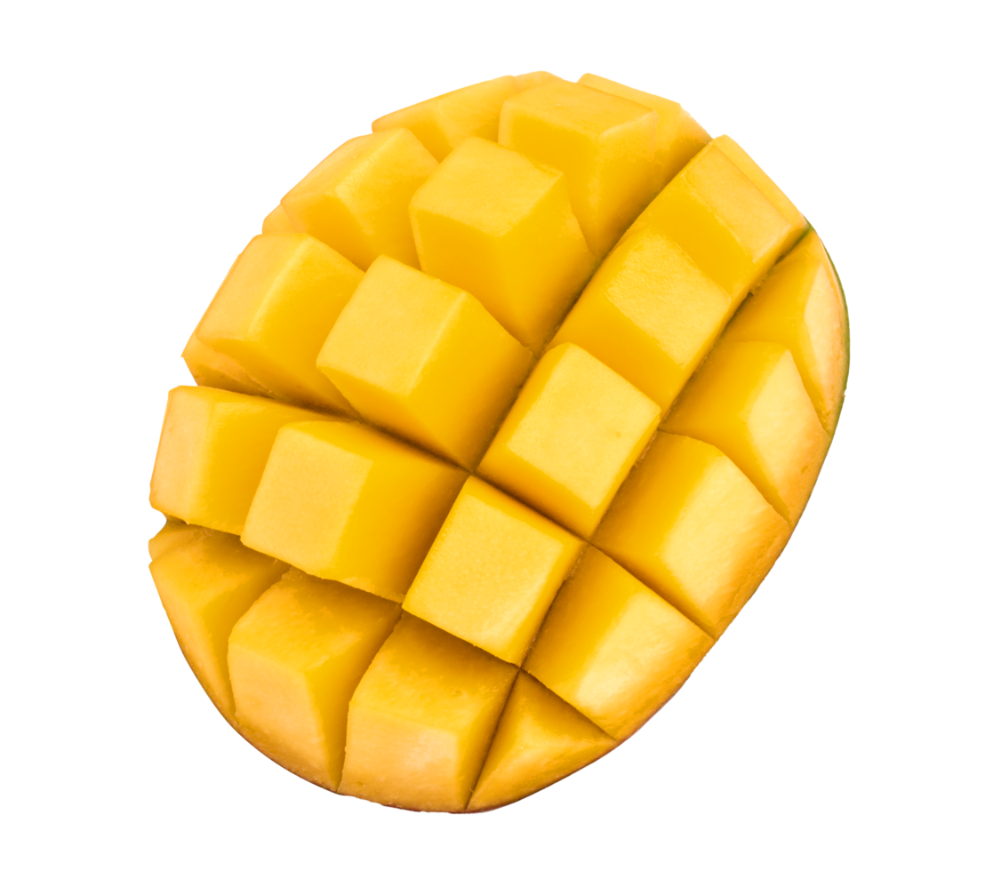 mango skära i halv png