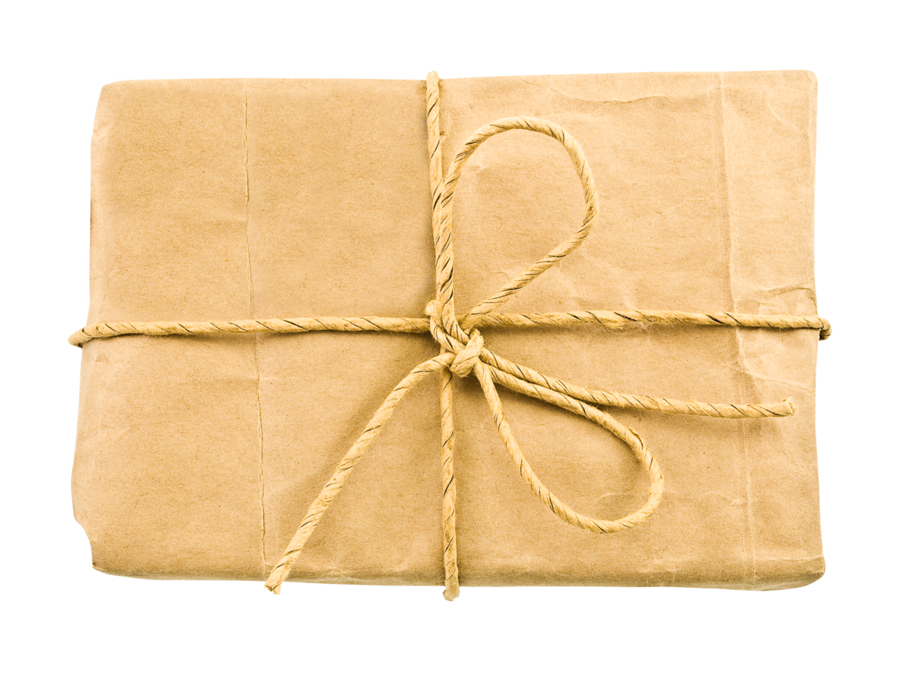 parcel wrapped in brown paper png