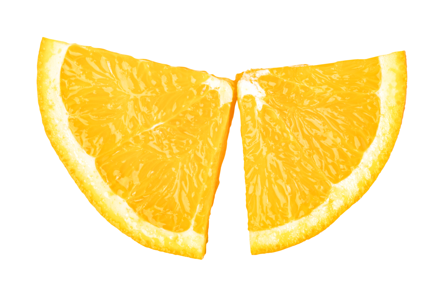 sliced orange fruit png