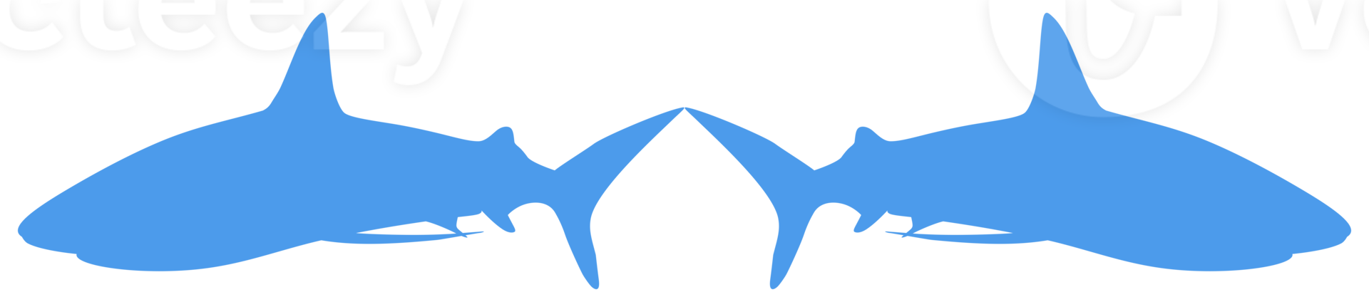 haai silhouet voor logo, pictogram, website, kunst illustratie, infografisch, of grafisch ontwerp element. formaat PNG