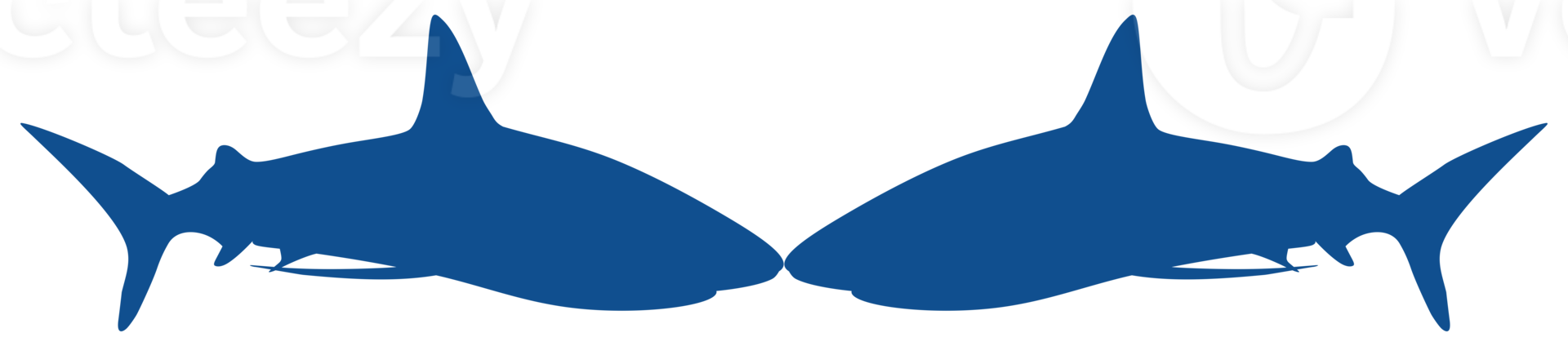 Shark Silhouette for Logo, Pictogram, Website, Art Illustration, Infographic, or Graphic Design Element. Format PNG