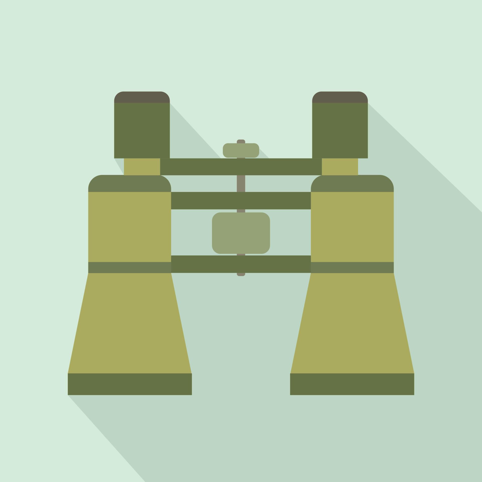 Binocular flat icon 14021141 Vector Art at Vecteezy