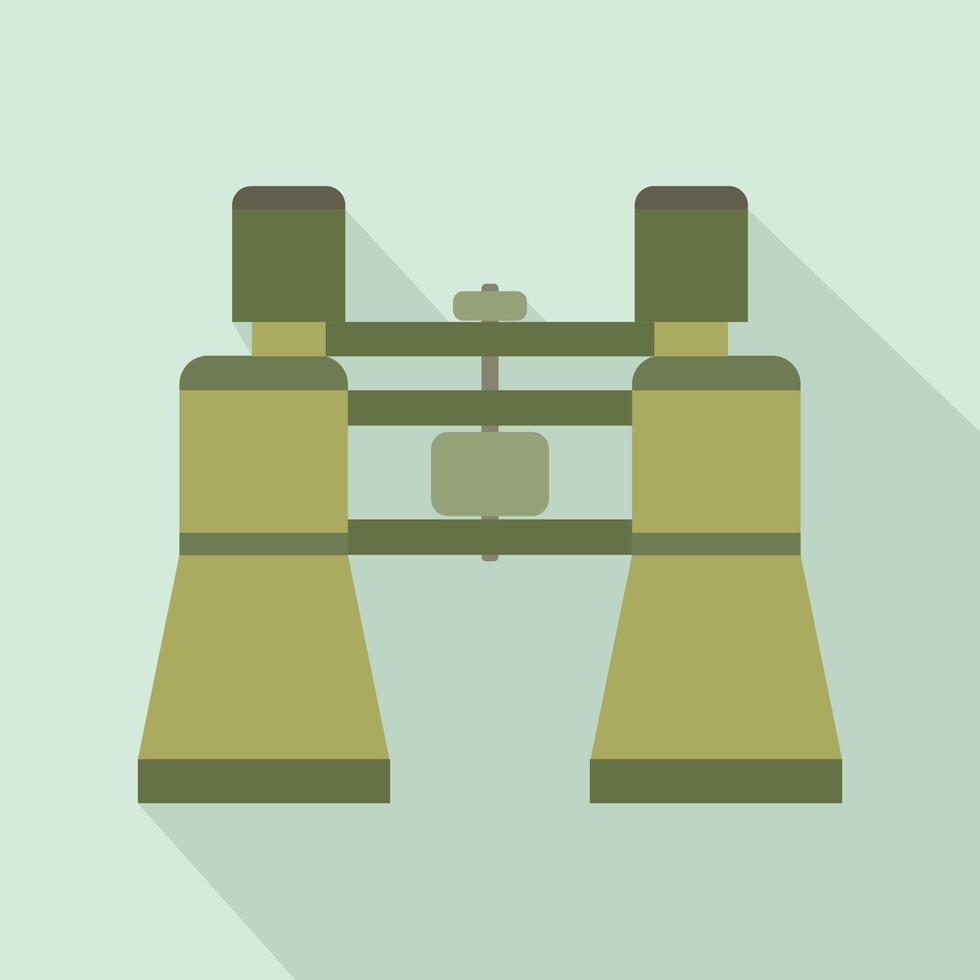 Binocular flat icon vector