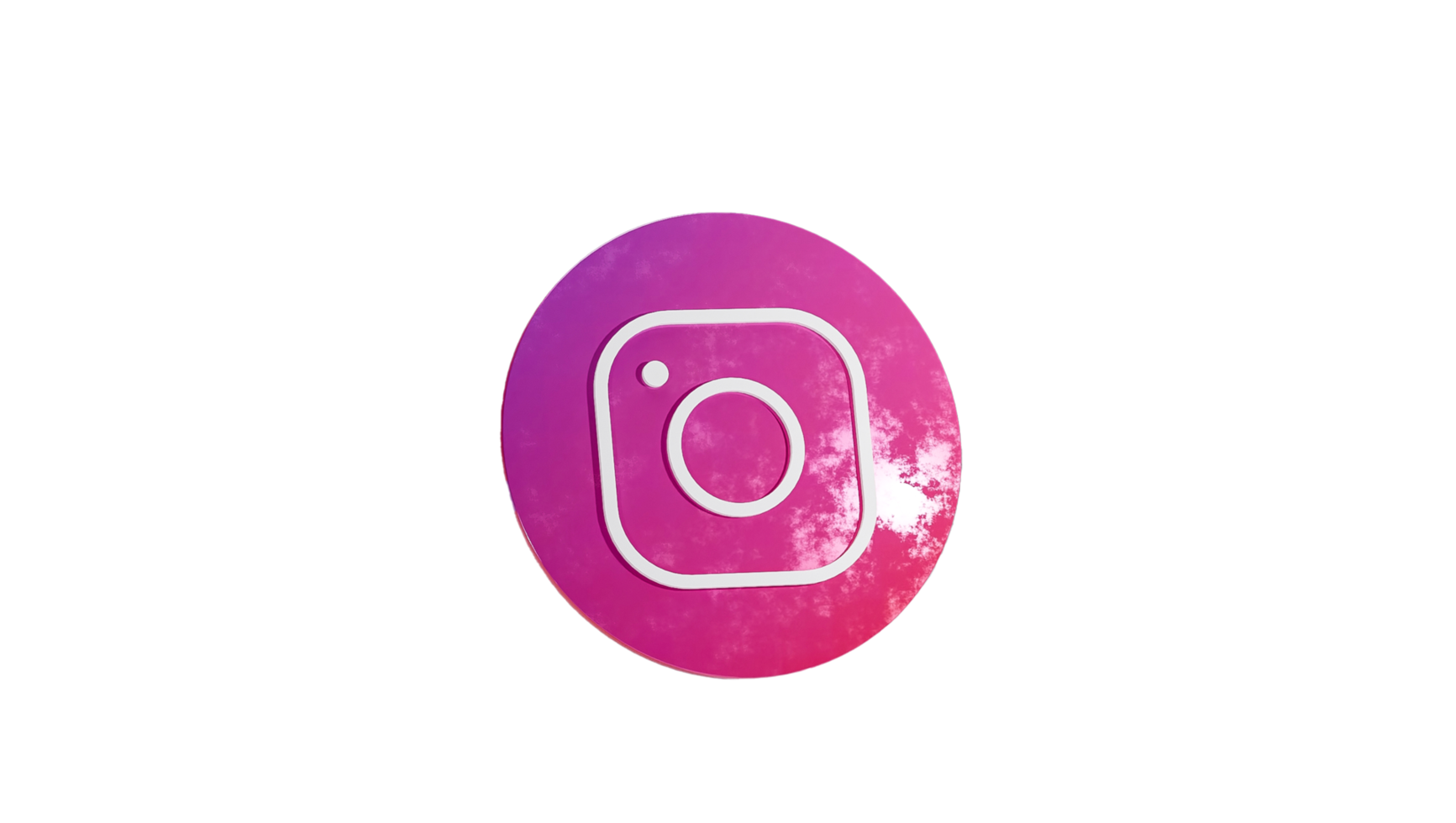 Instagram Social media 3D icon Free png