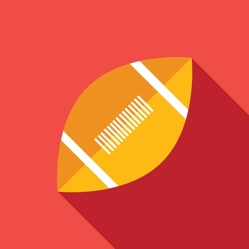 Rugby flat icon vector